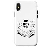 Divertente gioco di torneo di cornhole giocatore campione per uomini donne Custodia per iPhone X/XS