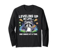 Divertente Gioco Raccoon Life Snack Controller Headset Design Maglia a Manica