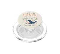 Divertente Giona 1 17 Bibbia Verso Balena Cristiana PopSockets PopGrip per MagSafe