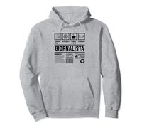 Divertente Giornalismo Umoristica Giornalista Felpa con Cappuccio