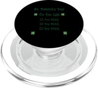 Divertente giorno di San Patrizio "To Do List" PopSockets PopGrip per MagSafe