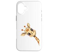 Divertente giraffa Donne animali selvatici giraffa Amanti Per bambini ragazza Custodia per iPhone 16 Plus