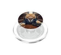 Divertente Giurisprudenza Studente Scuola Giustizia Meme In Tribunale Cat Lawyer PopSockets PopGrip per MagSafe