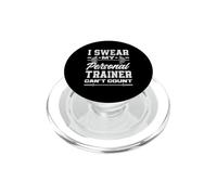 Divertente Giuro che il mio personal trainer non può contare PopSockets PopGrip per MagSafe