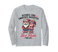 Divertente gnomo Buco Del Culo Papà Smartass Figlia Migliori Amici Vita Maglia a Manica