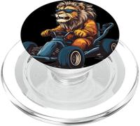 Divertente Go Kart Race con questo fantastico costume da leone PopSockets PopGrip per MagSafe