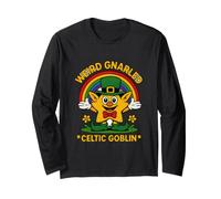 Divertente Goblin Celtico dicendo Strano nobilitato Maglia a Manica