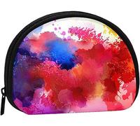 Divertente goccia di vernice splatter colorato donne e ragazze carino moda portamonete portafoglio borsa cambio portachiavi