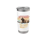 Divertente Goldendoodle Cane Papà Animale Gioco di parole Doodle Mamma Retro Bicchiere termico in acciaio inox doppia parete