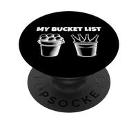 Divertente Golf Beer My Bucket List PopSockets PopGrip Adesivo