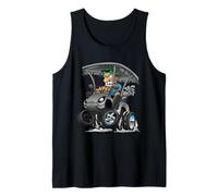 Divertente Golf Cart Cartoon Golf Car e Golf Humor Design Canotta