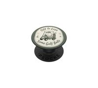 Divertente golf cart golfista Fore Fun alcune palline da golf PopSockets PopGrip Adesivo