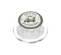 Divertente golf cart golfista Fore Fun alcune palline da golf PopSockets PopGrip per MagSafe
