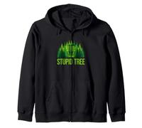 Divertente Golf Dire Umorismo Sarcastico Albero Stupido Felpa con Cappuccio
