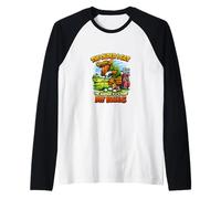Divertente Golf Moose The Older I Get Gag Moose Maglia con Maniche Raglan