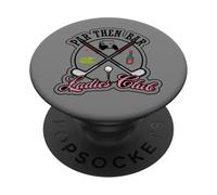 Divertente Golf Par Then Bar Ladies Social Club Golfing PopSockets PopGrip Adesivo
