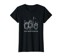 Divertente Golf Pun Par-Tee Tempo con Il Pacchetto Hack Maglietta con Stampa Grafica Economica, Donna, Nero, S