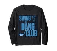 Divertente Golf Swing The Dang Club Blu Golf Mom Maglia a Manica