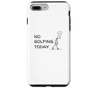 Divertente golfista che non gioca a golf oggi Triste Stick Figure Golf Custodia per iPhone 7 Plus/8 Plus