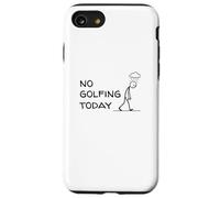 Divertente golfista che non gioca a golf oggi Triste Stick Figure Golf Custodia per iPhone SE (2020) / 7/8
