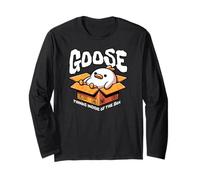 Divertente Goose Thinks Inside Box Costume di Natale Maglia a Manica
