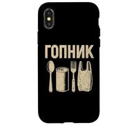 Divertente Gopnik Abbigliamento Russo Thug Style Gopnik Accessori Custodia per iPhone X/XS