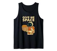 Divertente Grafica Astronauta Pizza - Give Me Space Canotta