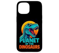 Divertente grafica del pianeta dei dinosauri Jurassic Roar Custodia per iPhone 15