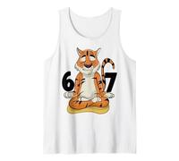 Divertente Grafica della Posa delle Mani Tiger Yoga 67 Canotta