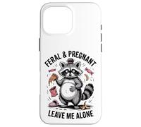Divertente gravidanza umorismo moglie selvaggia e incinta mi lascia solo Custodia per iPhone 16 Pro Max