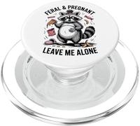 Divertente gravidanza umorismo moglie selvaggia e incinta mi lascia solo PopSockets PopGrip per MagSafe