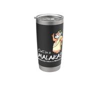 Divertente greco Non essere un Malaka A nessuno piace Malaka Sarcastico Bicchiere termico in acciaio inox doppia parete