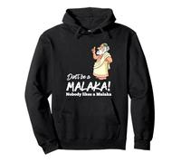 Divertente Greco Non Essere Un Malaka A Nessuno Piace Malaka Sarcastico Felpa con Cappuccio