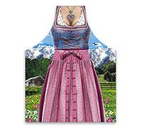 Divertente Grembiule - bavarese donna in dirndl