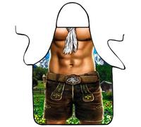 Divertente Grembiule, Grembiule di Natale, Grembiule Oktoberfest, sexy divertente bavarese Oktoberfest da donna, costume Dirndl per barbecue, cuoco, cucina, regali, uomini e donne