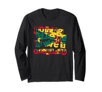 Divertente Grenada Niente Mi spaventa Mia Moglie è Grenadian Maglia a Manica