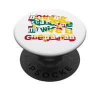 Divertente Grenada Niente mi spaventa Mia moglie è Grenadian PopSockets PopGrip Adesivo