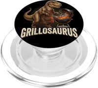 Divertente griglia per barbecue con dinosauro Pitmaster, per feste PopSockets PopGrip per MagSafe