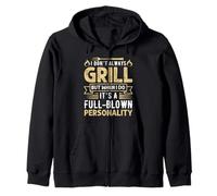 Divertente Grill Personalità Divertente BBQ BBQ Citazione Felpa con Cappuccio
