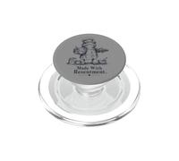 Divertente Grumpy Frog Baker Vintage Sketch Fatto Con Risentimento PopSockets PopGrip per MagSafe
