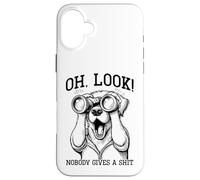 Divertente, guarda, a nessuno frega un cazzo, uomini Custodia per iPhone 16 Plus