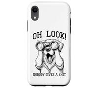 Divertente, guarda, a nessuno frega un cazzo, uomini Custodia per iPhone XR