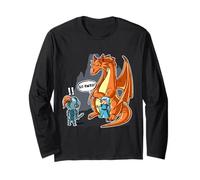 Divertente Guardia del Corpo No Prince Need Dragon Maglia a Manica