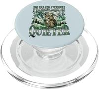 Divertente gufo scontroso per favore mastica silenziosa luna Bootleg PopSockets PopGrip per MagSafe