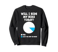 Divertente Guiderò la mia bici oggi? | Amante della bici da ciclismo Felpa