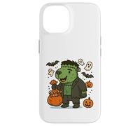 Divertente Halloween Capybara Frankenstein Mostro Grafica Custodia per iPhone 14