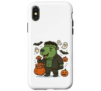 Divertente Halloween Capybara Frankenstein Mostro Grafica Custodia per iPhone X/XS