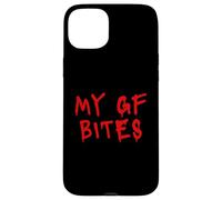 Divertente Halloween Costume Il mio GF morde graffiti Custodia per iPhone 15 Plus