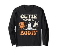 Divertente Halloween Danza Fantasmi Cutie con Un Culo Grande Bottino Maglia a Manica