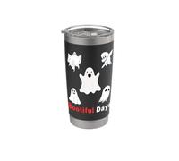 Divertente Halloween giochi di parole bootiful giorni galleggianti fantasmi Bicchiere termico in acciaio inox doppia parete